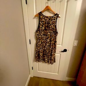 Animal print dress